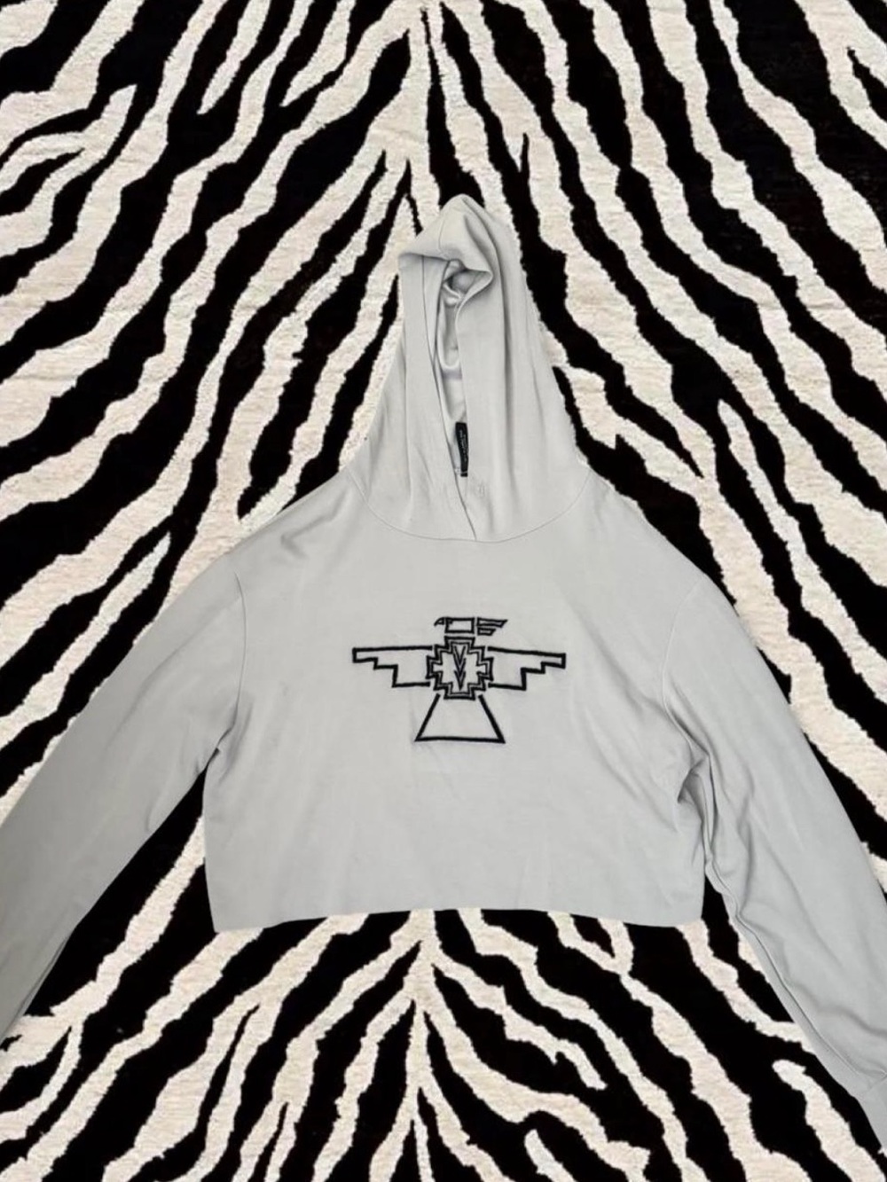 Thunderbird Cropped Hoodie